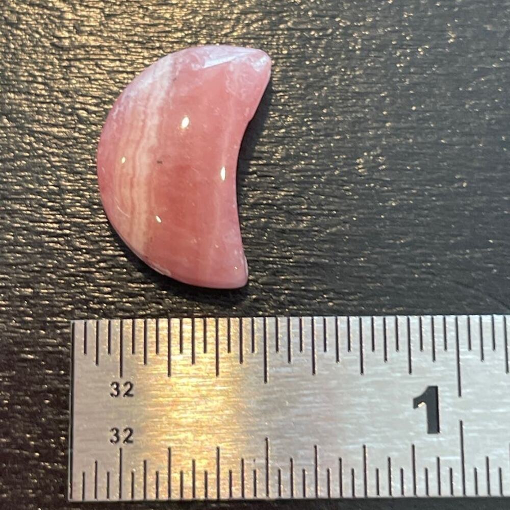 Tiny Rhodochrosite Moon - #6 - Picture 3 of 5